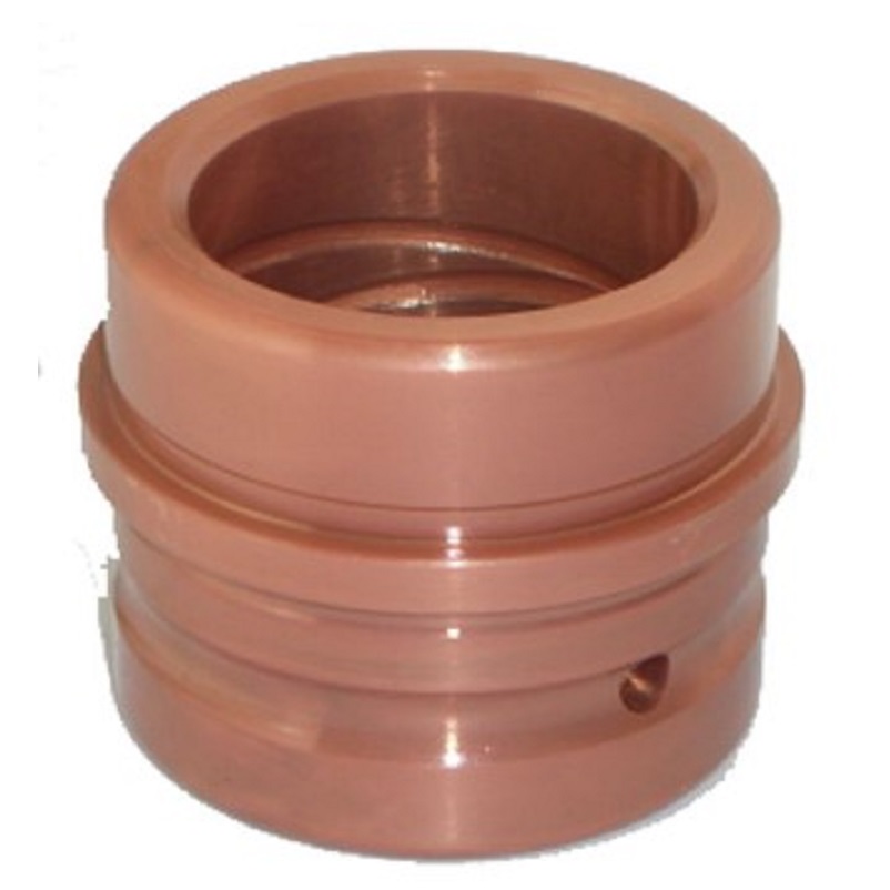 Guided Ejector Bushing 1"X1-3/4" Bronze Plated Steel 